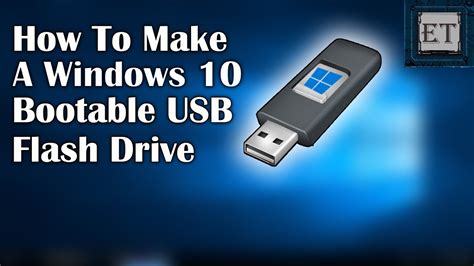 How to boot your Windows 10 computer from a USB .